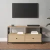 Image de Vidaxl Meuble Tv ChÃªne Sonoma 90x33x45 Cm Bois D'ingÃ©nierie Et Fer
