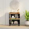 Image de vidaXL Armoire latÃ©rale 60x33x75 cm bois massif de rÃ©cupÃ©ration