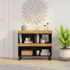Image de vidaXL Armoire latÃ©rale 85x33x75 cm bois massif de manguier