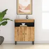 Image de Vidaxl Buffet Avec 2 Portes 60x33x75 Cm Bois Massif De Manguier