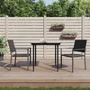 Image de Vidaxl Chaises De Jardin Lot De 2 Noir 54x62,5x89 Cm RÃ©sine TressÃ©e