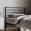 Image de vidaXL TÃªte de lit mÃ©tal noir 107 cm