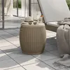Image de Vidaxl BoÃ®te De Rangement De Jardin 4 En 1 Marron Clair PolypropylÃ¨ne