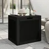 Image de Vidaxl BoÃ®te De Stockage De Jardin Noir 55,5x43x53 Cm PolypropylÃ¨ne