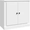 Image de vidaXL Buffet blanc 70x35,5x67,5 cm bois d'ingÃ©nierie