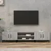 Image de vidaXL Meuble TV sonoma gris 180x31,5x40 cm bois d'ingÃ©nierie