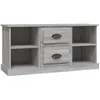 Image de vidaXL Meuble TV sonoma gris 99,5x35,5x48 cm bois d'ingÃ©nierie