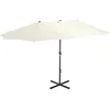 Image de vidaXL Buffet haut blanc 60x35,5x103,5 cm bois d'ingÃ©nierie