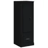 Image de vidaXL Buffet haut noir 36x35,5x103,5 cm bois d'ingÃ©nierie