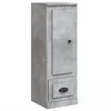 Image de vidaXL Buffet haut gris bÃ©ton 36x35,5x103,5 cm bois d'ingÃ©nierie