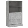 Image de vidaXL Buffet haut gris bÃ©ton 60x35,5x103,5 cm bois d'ingÃ©nierie