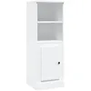 Image de vidaXL Buffet haut blanc 36x35,5x103,5 cm bois d'ingÃ©nierie