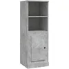 Image de vidaXL Buffet haut gris bÃ©ton 36x35,5x103,5 cm bois d'ingÃ©nierie