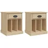 Image de Vidaxl Tables De Chevet 2 Pcs ChÃªne Sonoma 43x36x50 Cm