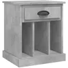 Image de vidaXL Table de chevet gris bÃ©ton 43x36x50 cm