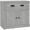 Image de vidaXL Buffet sonoma gris 70x35,5x67,5 cm bois d'ingÃ©nierie