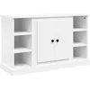Image de vidaXL Buffet Blanc 100x35,5x60 cm Bois d'ingÃ©nierie