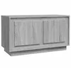 Image de vidaXL Meuble TV sonoma gris 80x35x45 cm bois d'ingÃ©nierie