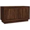 Image de vidaXL Meuble TV chÃªne marron 80x35x45 cm bois d'ingÃ©nierie