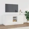 Image de vidaXL Meuble TV blanc 102x35x45 cm bois d'ingÃ©nierie