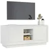 Image de Meubles TV VidaXL  Meuble TV  Bois d'ingénierie Blanc 102x35x45 cm P31599683