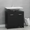Image de vidaXL Buffet chÃªne fumÃ© 102x35x60 cm bois d'ingÃ©nierie