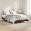 Image de vidaXL Cadre de lit sans matelas chÃªne marron 120x190 cm