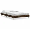 Image de vidaXL Cadre de lit chÃªne fumÃ© 90x200 cm bois d'ingÃ©nierie