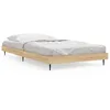 Image de vidaXL Cadre de lit chÃªne sonoma 90x190 cm bois d'ingÃ©nierie