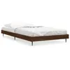 Image de vidaXL Cadre de lit chÃªne marron 90x190 cm bois d'ingÃ©nierie