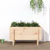 Image de Vidaxl Lit SurÃ©levÃ© De Jardin 101x50x57 Cm Bois De Pin Massif