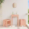 Image de Vidaxl Tabourets De Jardin 2 Pcs 40x36x45 Cm Bois Massif Douglas