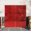 Image de Vidaxl Rideau De Porte Rouge 200 Mmx1,6 Mm 50 M Pvc