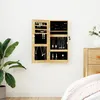 Image de vidaXL Armoire Ã  bijoux avec miroir murale 30 x 8,5 x 67 cm