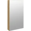 Image de vidaXL Armoire Ã  bijoux avec miroir et Ã©clairage LED mural