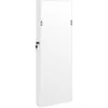 Image de vidaXL Armoire Ã  bijoux avec miroir et Ã©clairage LED mural blanc