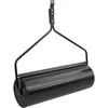 Image de vidaXL Rouleau Ã  gazon de jardin noir 63 L fer
