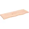 Image de vidaXL ÃtagÃ¨re murale 80x30x2 cm bois de chÃªne massif non traitÃ©