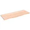 Image de vidaXL ÃtagÃ¨re murale 100x40x2 cm bois de chÃªne massif non traitÃ©