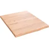 Image de vidaXL ÃtagÃ¨re murale marron clair 40x50x2 cm bois chÃªne massif traitÃ©