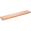 Image de vidaXL ÃtagÃ¨re murale marron clair 100x20x4cm bois chÃªne massif traitÃ©