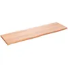 Image de vidaXL ÃtagÃ¨re murale marron clair 100x30x2cm bois chÃªne massif traitÃ©