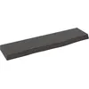 Image de vidaXL ÃtagÃ¨re murale marron foncÃ© 40x10x2 cm bois chÃªne massif traitÃ©