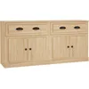 Image de vidaXL Buffets 2 pcs chÃªne sonoma bois d'ingÃ©nierie