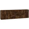 Image de vidaXL Buffets 3 pcs ChÃªne fumÃ© Bois d'ingÃ©nierie