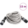 Image de vidaXL Tuyau d'arrosage et buse de pulvÃ©risation argentÃ© 0,6"" 15m inox