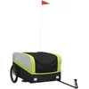 Image de Remorque Pour VÃ©lo Noir Et Vert 45 Kg Fer