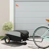 Image de Vidaxl Remorque De VÃ©lo Noir 30 Kg Fer