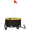 Image de Remorque Pour VÃ©lo Noir Et Jaune 45 Kg Fer