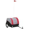 Image de Remorque Pour VÃ©lo Noir Et Rouge 45 Kg Fer